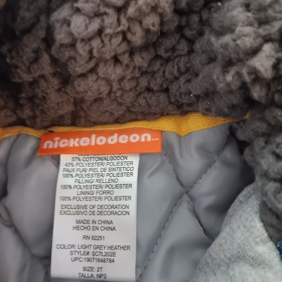 Paw Patrol Zip Up Hoodie Jacket Size 2T - Picture 2 of 5